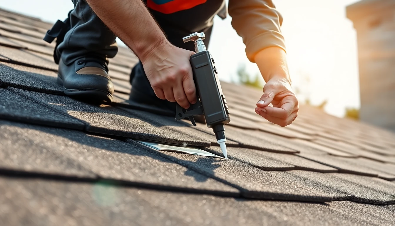 Roof leak repair