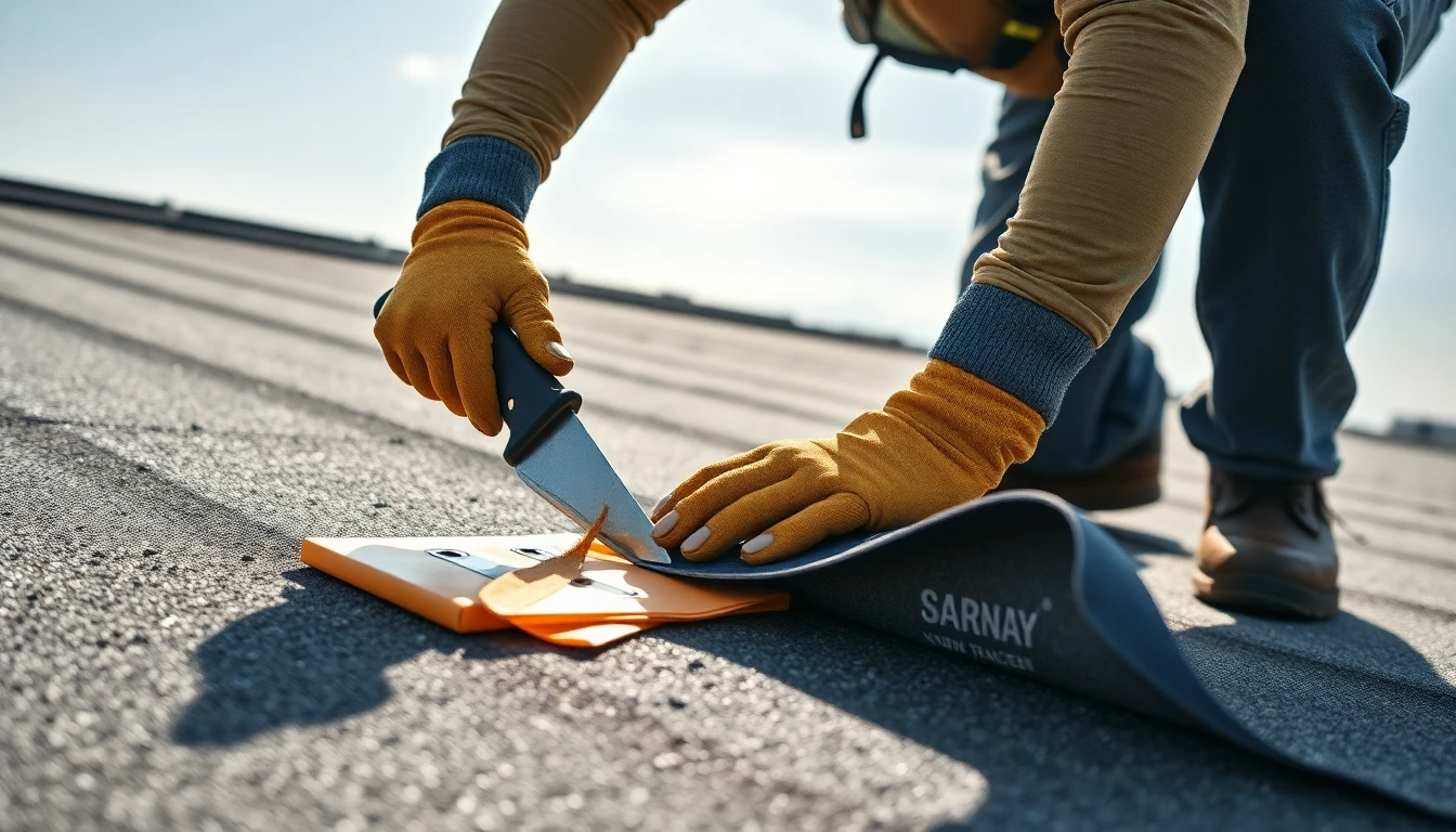 Flat roof repair